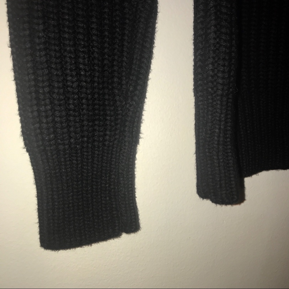 Michael KORS Chunky Ribbed Knit Sweater Black XS - Picture 3 of 8